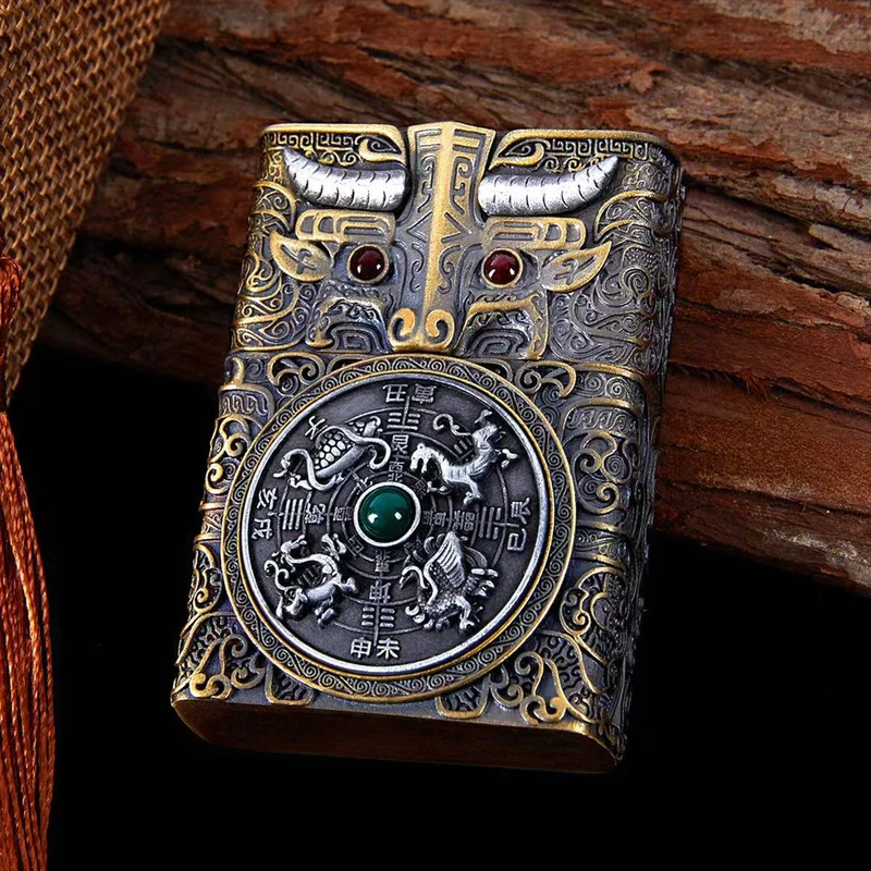 Heavy Armor Steel Spark Kerosene Lighter | Luvikno
