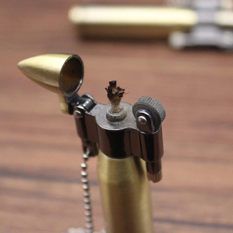 Jet Power Retro Metallnøkkelring Lighter | Luvikno