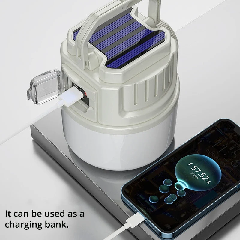 Solar LED Utendørs USB Oppladbart Explorer Campinglys | Luvikno