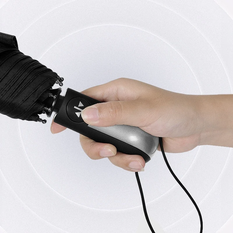 Vindresistent Anti-UV Automatisk Sleek Paraply | Luvikno
