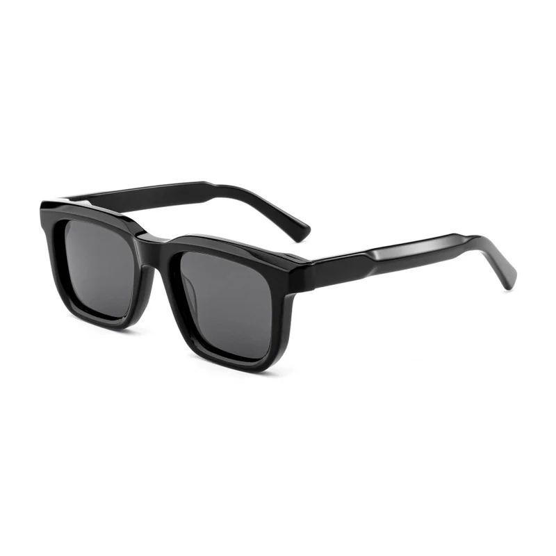 Dame trendy firkantet solbrille med trendy ramme Luvikno