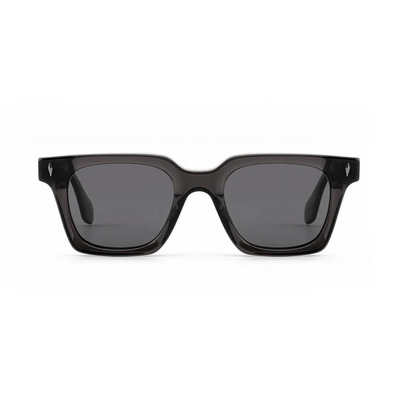 Dame klassisk kvadratisk solbrille med robust ramme og UV-beskyttelse Luvikno