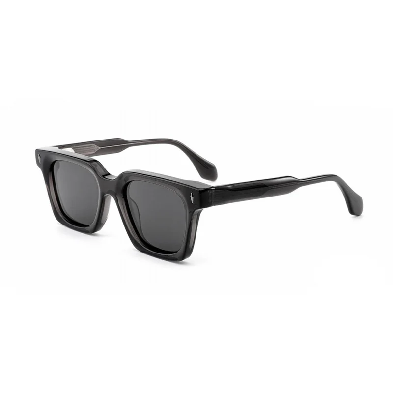 Dame klassisk kvadratisk solbrille med robust ramme og UV-beskyttelse Luvikno