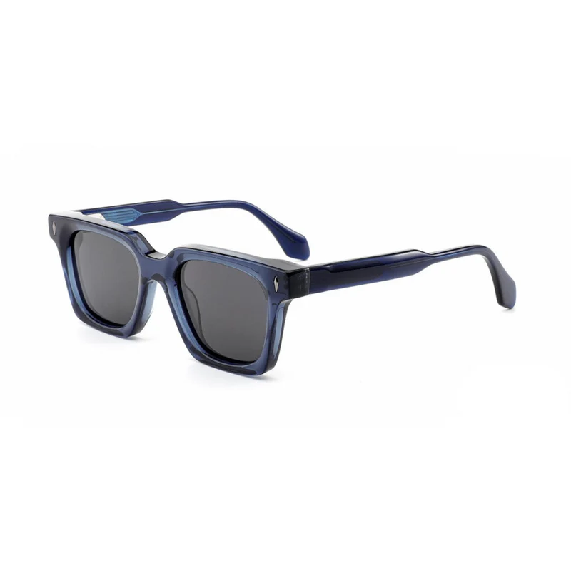 Dame klassisk kvadratisk solbrille med robust ramme og UV-beskyttelse Luvikno