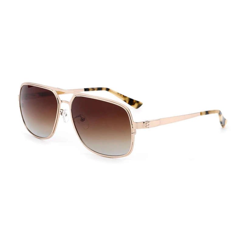 Dame stor solbrille i moderne design med robust ramme Luvikno