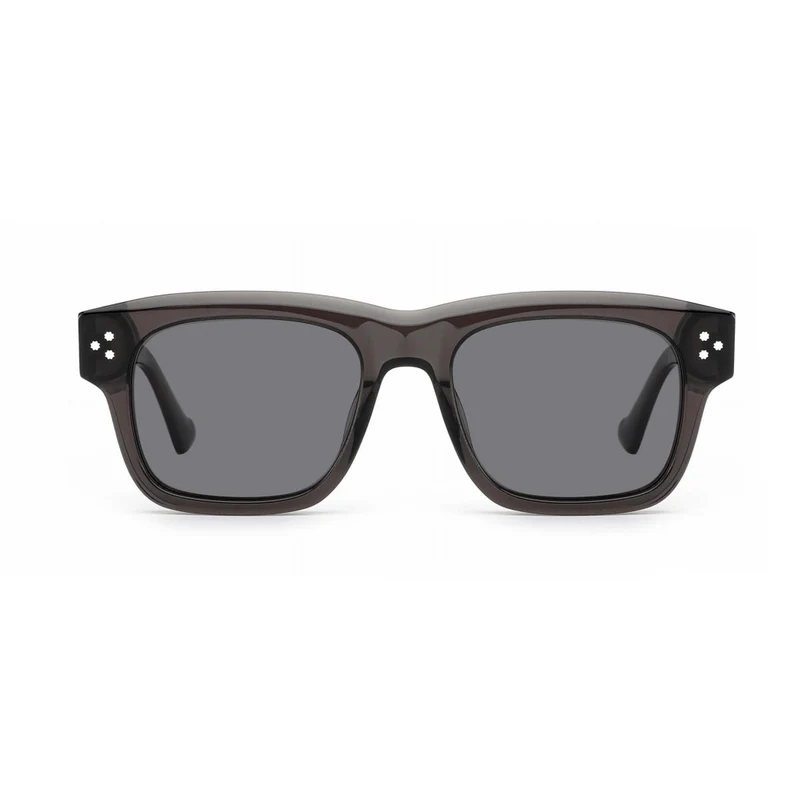 Dame designer solbrille i retro-inspirert kvadratdesign med høykvalitets plastramme Luvikno