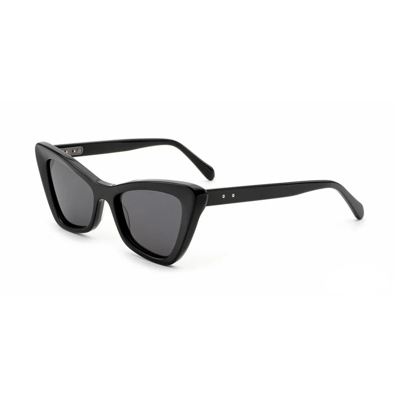Dame Cat-Eye solbriller med trendy aksent Luvikno