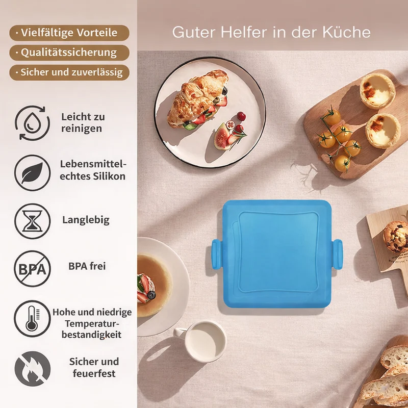 CrunchMate™ Sandwich Maker for Microwave & Oven | Luvikno