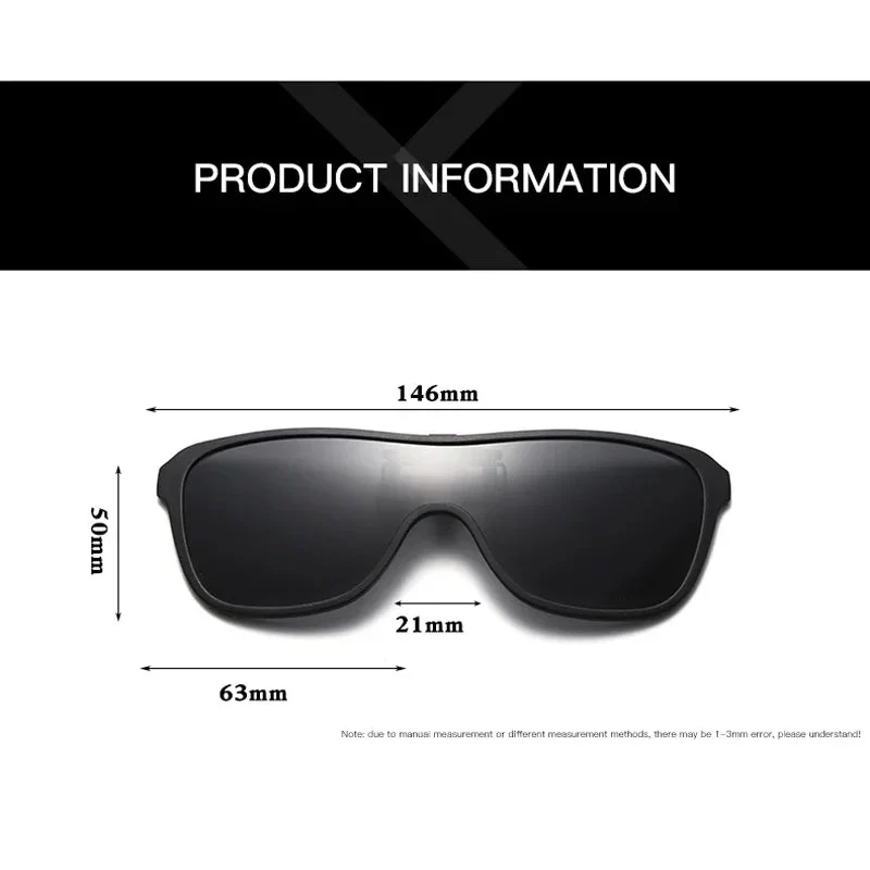 Clip-On Solbriller Polaroid Flip-Up | Luvikno
