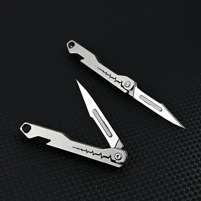Titanium All-Purpose Foldable Sharp Cutter Knife | Luvikno