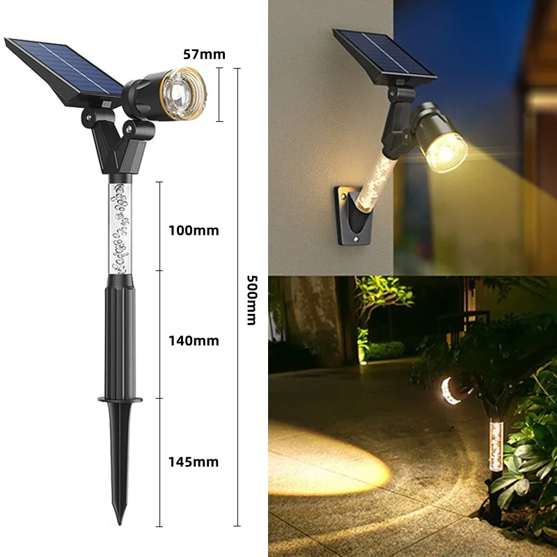 Solar LED Hage Hjem Utendørs Sti Spotlights | Luvikno