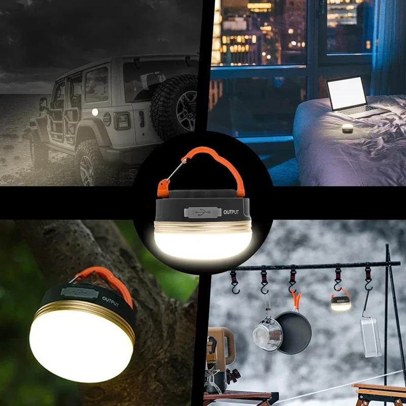 Praktisk Camping Magnetisk LED Oppladbar Lys | Luvikno