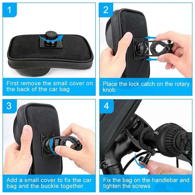Motorsykkel Styre Vanntett Universell Telefonholder | Luvikno