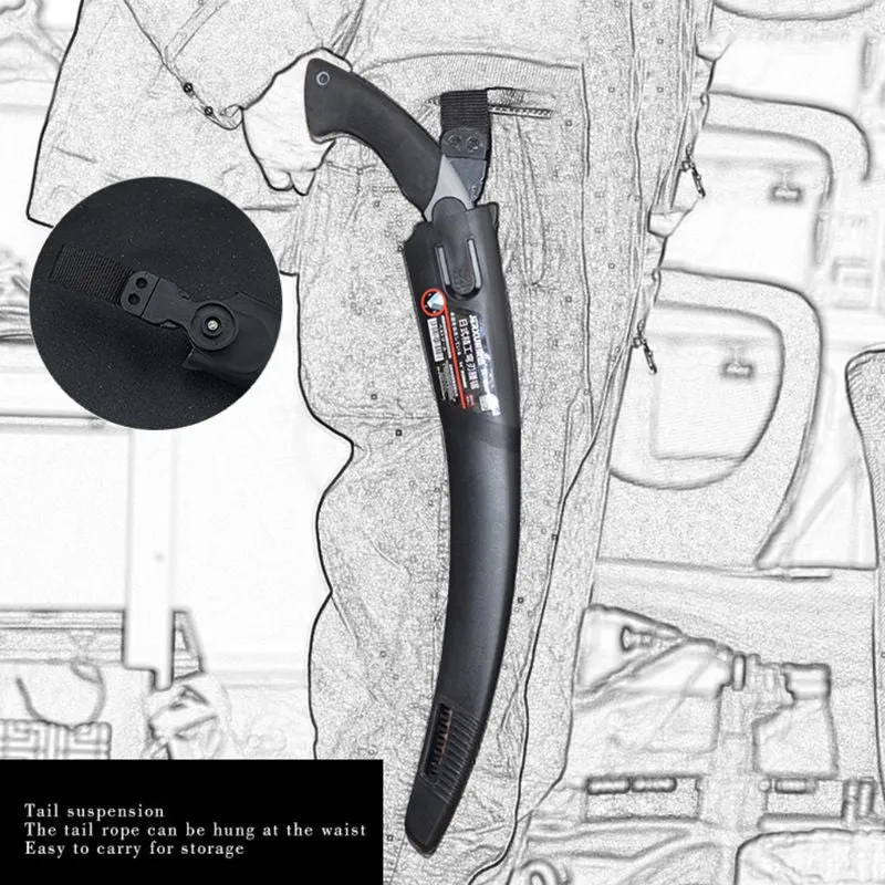 Razor Sharp Curved Garden Pruning Saw | Luvikno