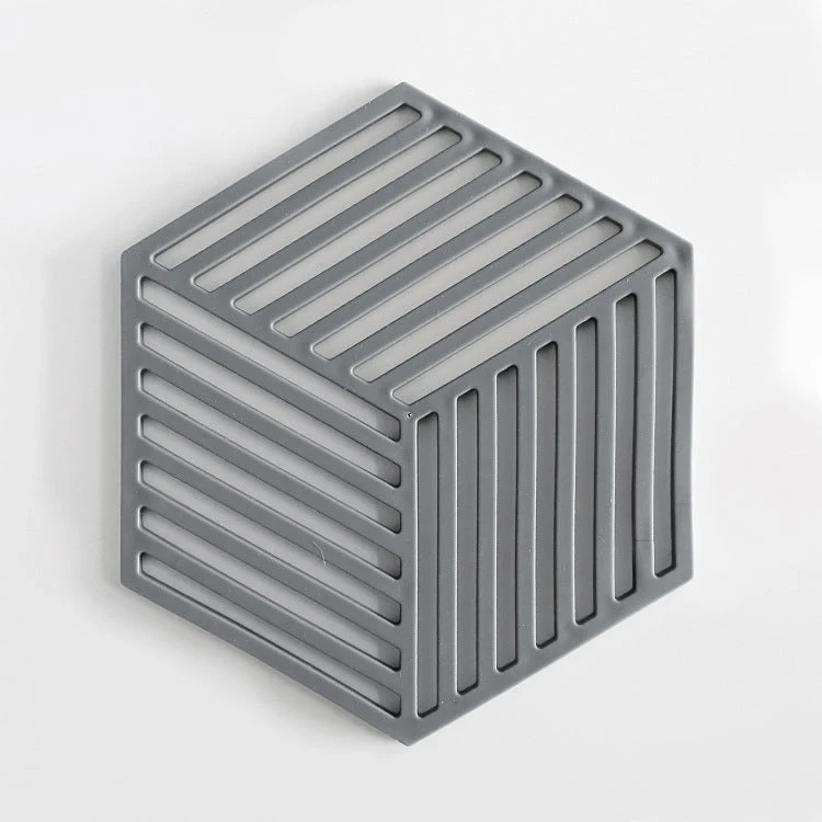 Unisex Silikon coasters med moderne geometrisk design Luvikno