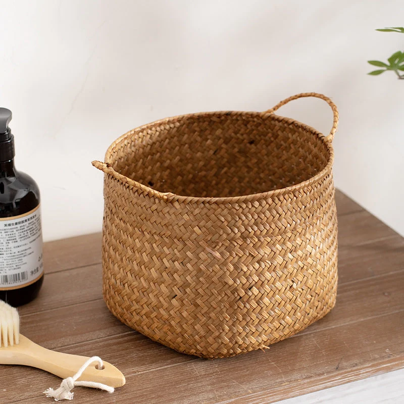 Unisex Stilige oppbevaringskurver laget av håndvevd naturmateriale Luvikno