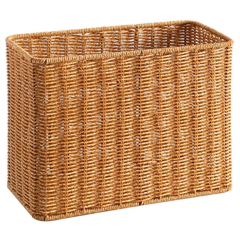 Unisex Rektangulær Håndvevd Oppbevaringskurv Luvikno