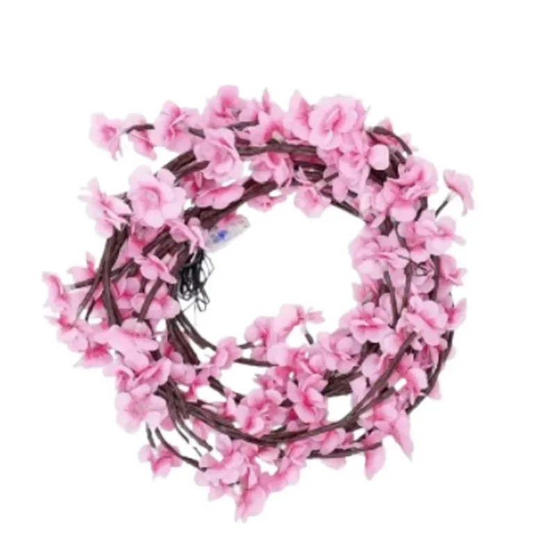 LED Kirschblüten Lichterzweig – Dekorative Wanddeko für Innenräume, USB-betrieben