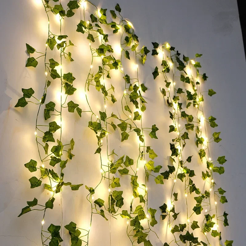 Künstliche Reben Lichterkette LED – Batteriebetrieben, 2m/5m/10m, 3 Designs | Weihnachten & Deko