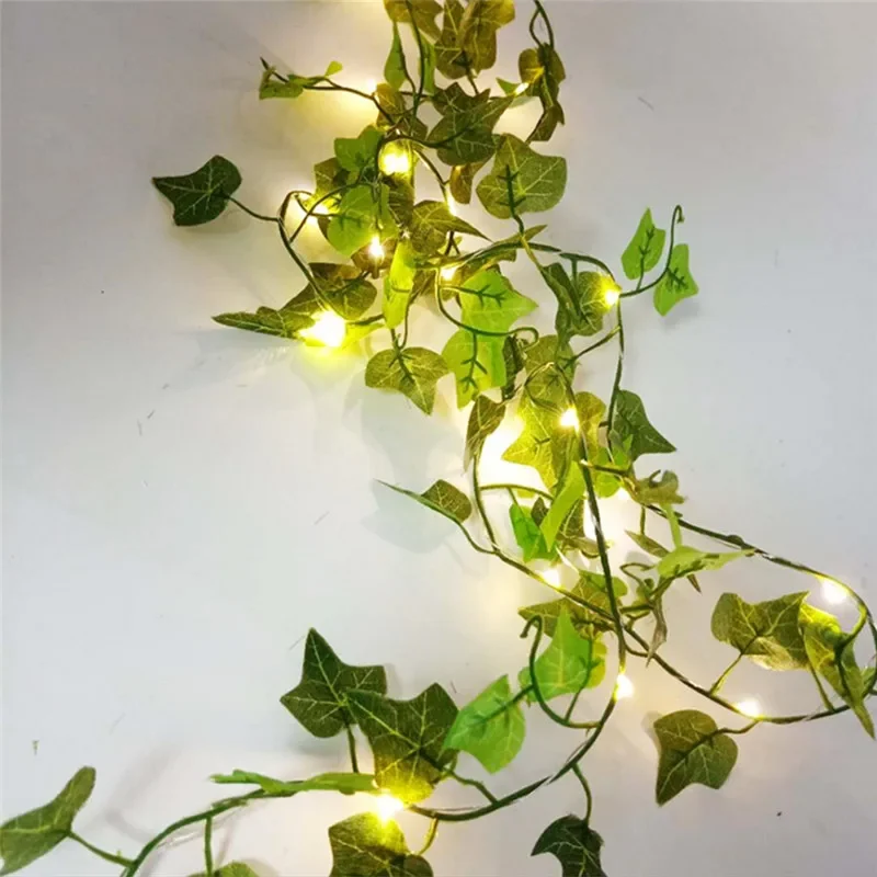 Künstliche Reben Lichterkette LED – Batteriebetrieben, 2m/5m/10m, 3 Designs | Weihnachten & Deko