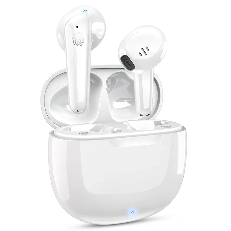 Kabellose Ohrhörer Bluetooth 5.3 – HiFi Stereo, 4 Mikrofone, Touch Control, 40h Akku