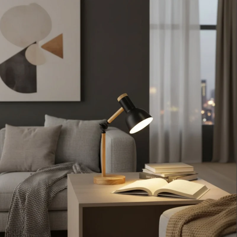 HoutLicht Skrivebordslampe for Skrivebord | Luvikno