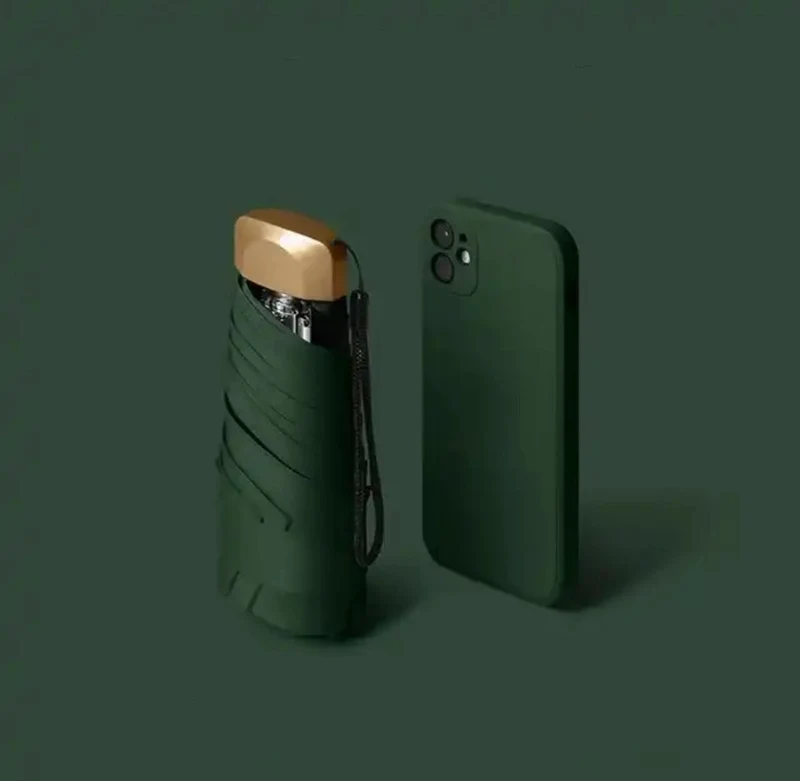 Mini Pocket Paraply UV Beskyttelse Kompakt | Luvikno