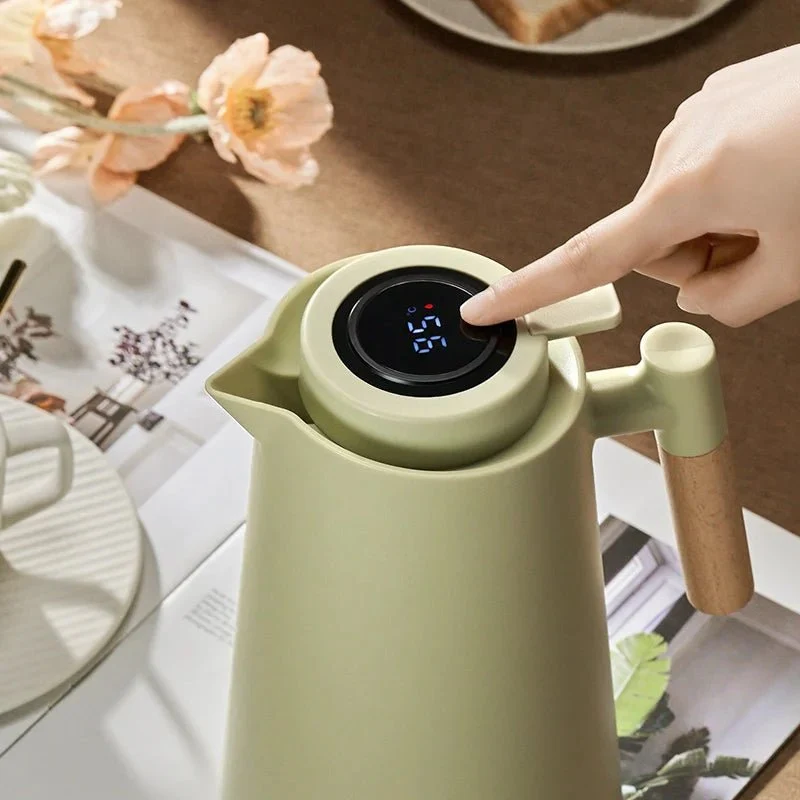 Termisk kanne med temperaturdisplay 1 L | Luvikno