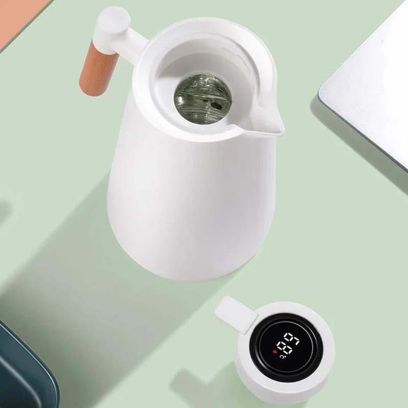 Termisk kanne med temperaturdisplay 1 L | Luvikno