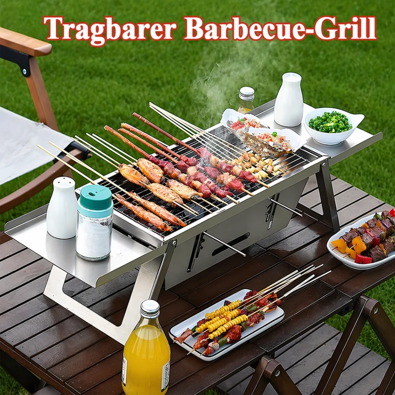 Bærbar kompakt grill for reise | Luvikno