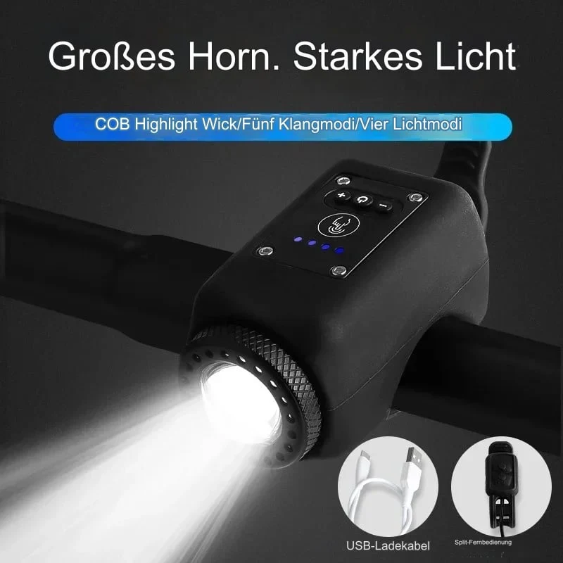 Elektronisk sykkelkling med LED-lys | Luvikno