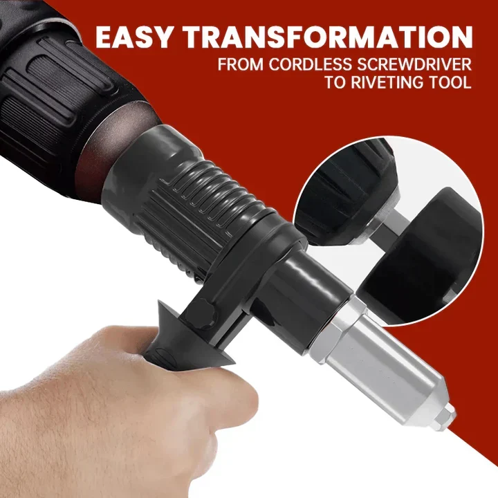 Nail Plier Adapter for Battery Drill – SpeedRivet | Luvikno