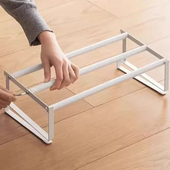 Under-hylle lagring uten boring – justerbar 30–50 cm | Luvikno