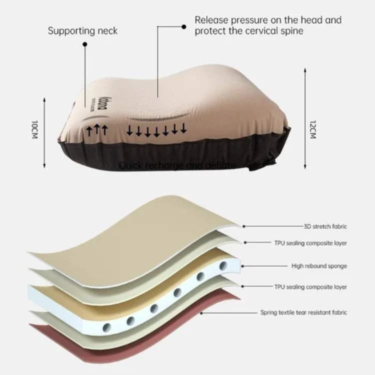 AirRest Campingpute Inflatable Ergonomisk | Luvikno