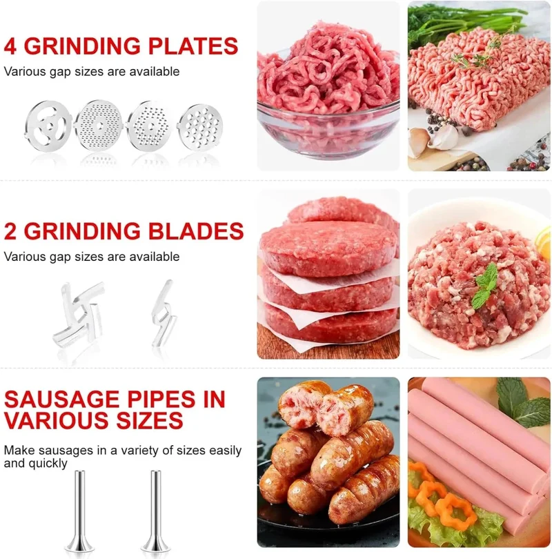 GRINDLIVA Kjøttkvern Tilbehør for KitchenAid | Luvikno