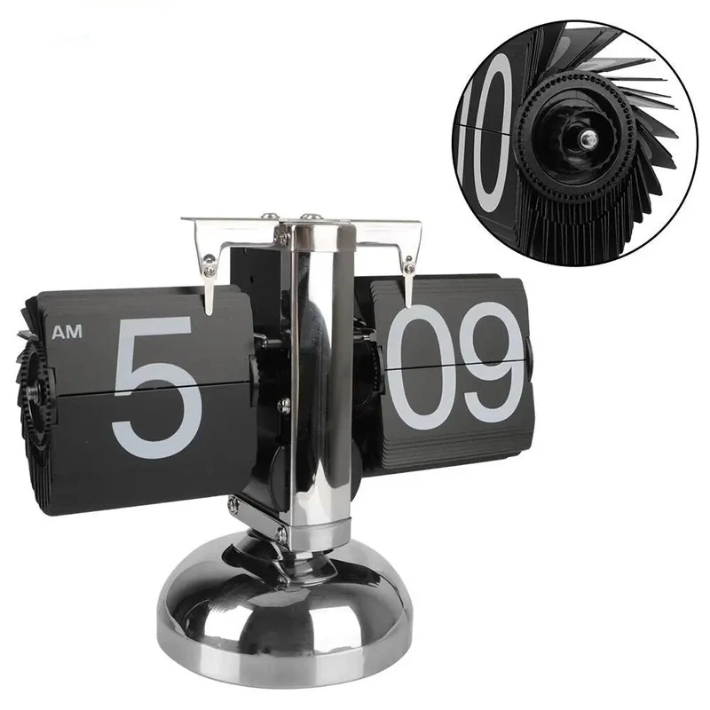 Retro Flip Clock with Automatic Turning Element | Luvikno
