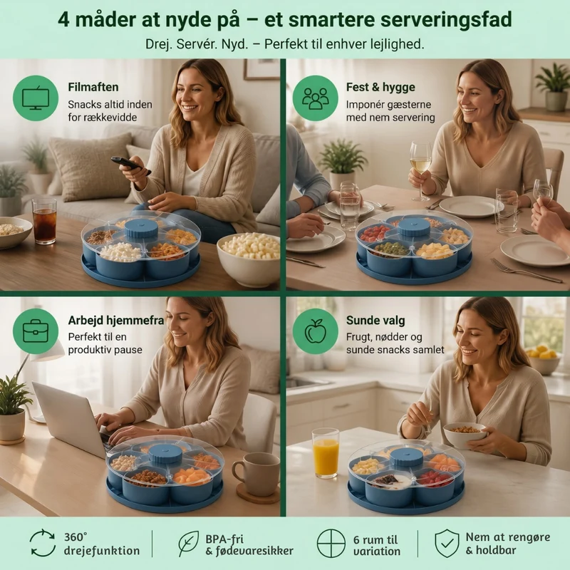 ServeSpin roterende brett med rom | Luvikno
