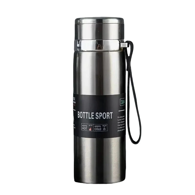 Stainless steel vacuum insulated thermos bottle 1000 ml | Luvikno