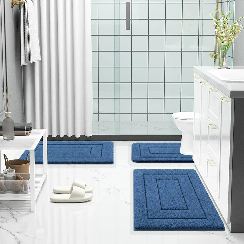Microfiber Badmatte Dobbel Lag | Luvikno