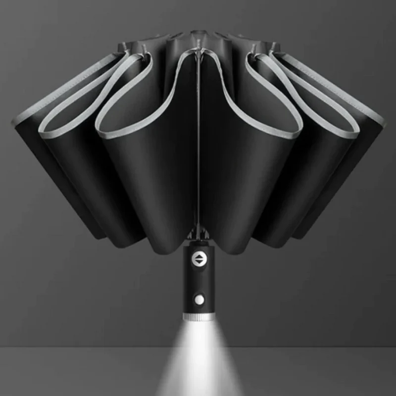 StormShield LED Paraply med Automatisk | Luvikno