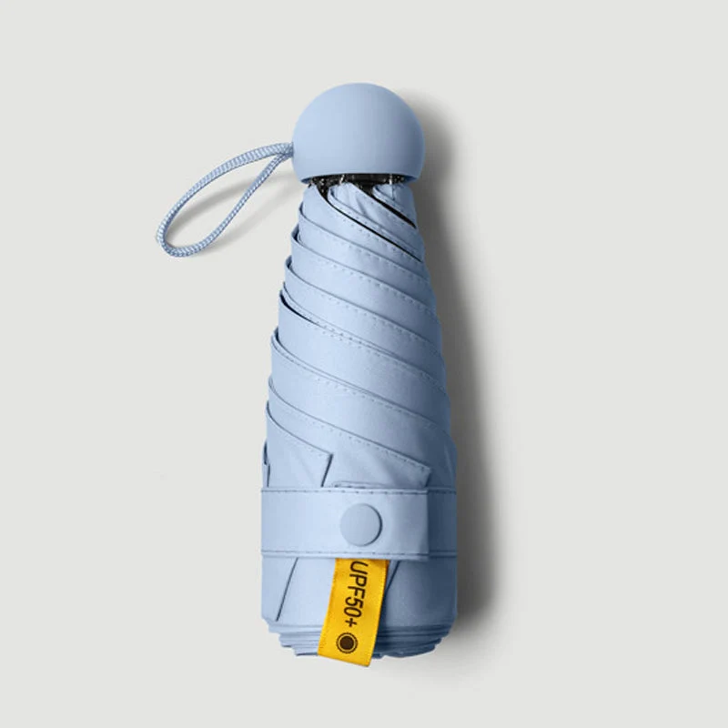 Capsule lommeparaply med solbeskyttelse | Luvikno