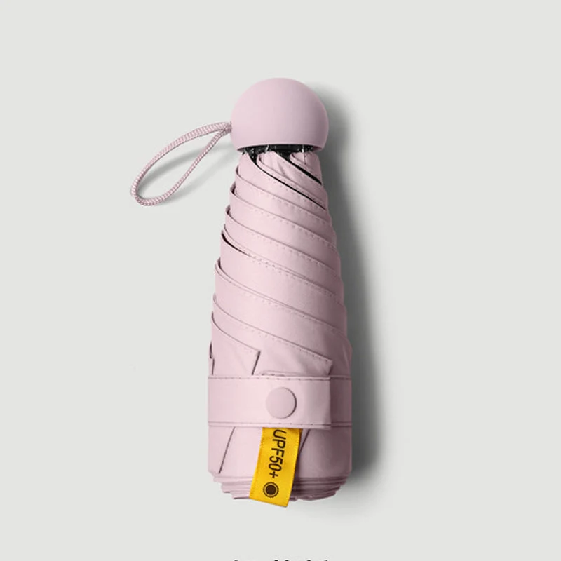 Capsule lommeparaply med solbeskyttelse | Luvikno