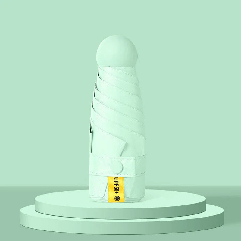 Capsule lommeparaply med solbeskyttelse | Luvikno