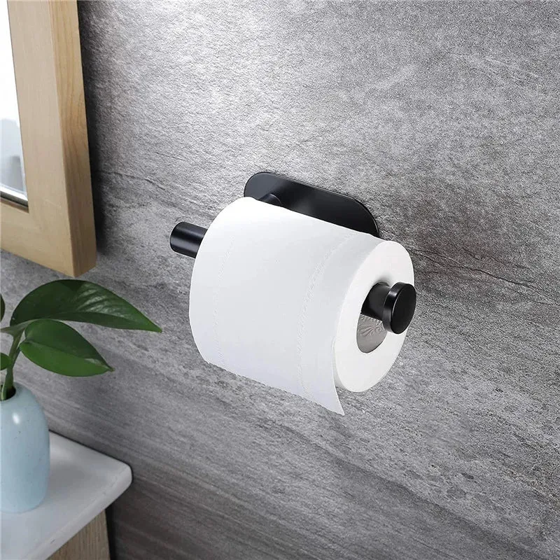KlebeFix Küchenrollenhalter – Selbstklebender Papierrollenhalter | Wandmontierter Küchen- und Toilettenpapierhalter | Platzsparende Aufbewahrung