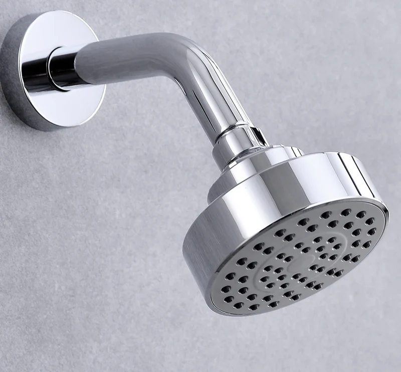 AquaLuxe G1/2 Zoll Messing Duscharm – Runde Wandhalterung für Regendusche, Premium Verlängerungsrohr in 5 Farben
