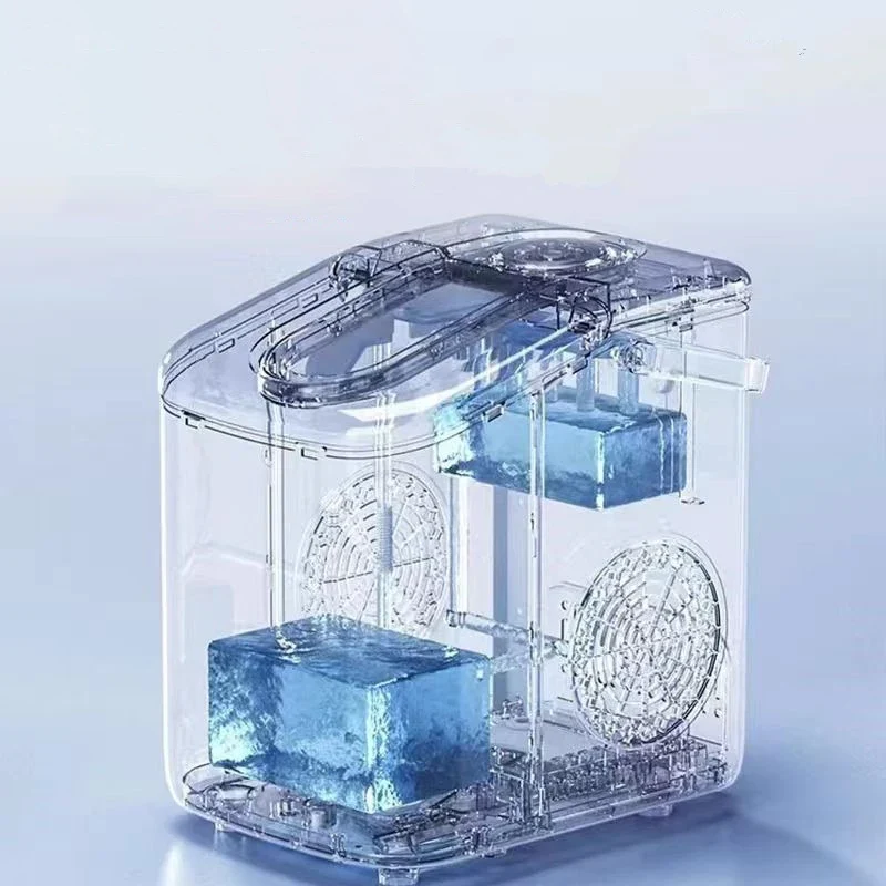 FrostQuick Eiswürfelmaschine Kompakt – Elektrischer Eisbereiter | 9 Eiswürfel in 6 Minuten | Tragbare Küchenlösung