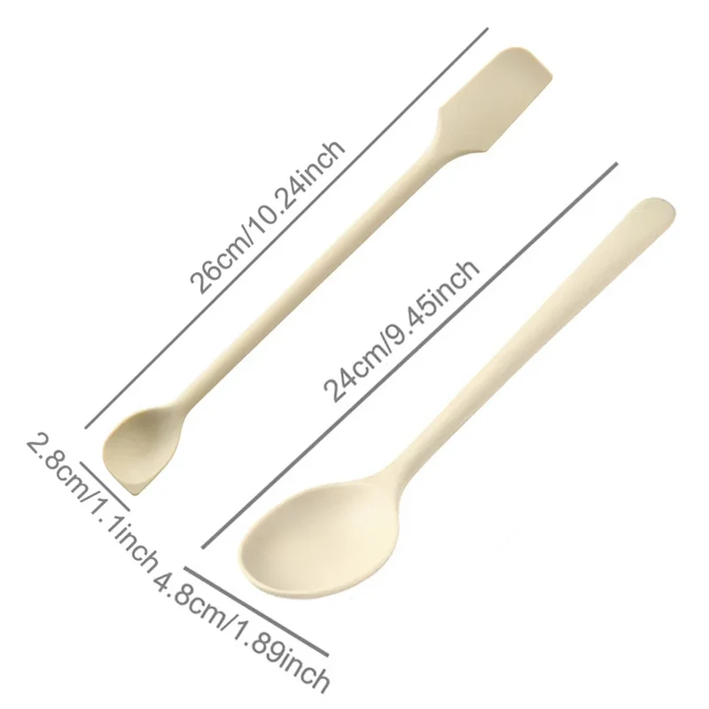 SoftCook Silikonlöffel Set – Hitzebeständige Küchenlöffel | Antihaft & Leicht Zu Reinigen | Praktisches Küchenzubehör