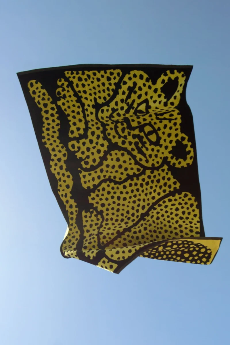 Locarno Film Festival Beach Towel “Dotty Leopard” by Jody Barton - XL 100% Cotton