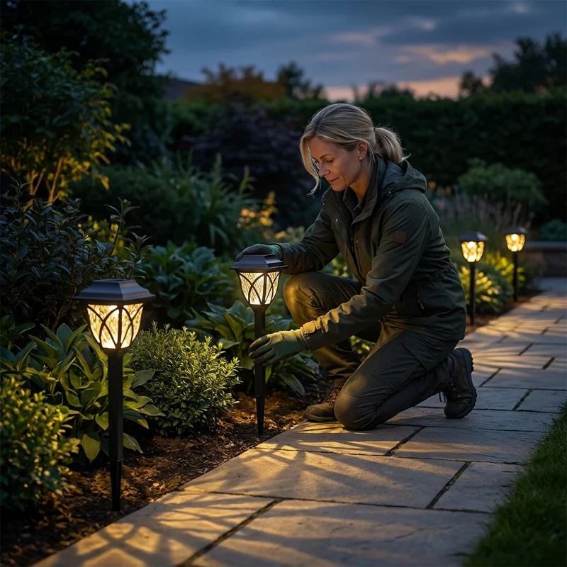 LumaPath Solar Light for Garden Paths | Luvikno