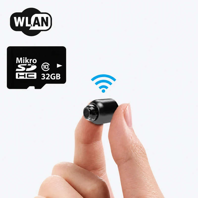 Ultrakompakt Wi-Fi overvåkningskamera med nattsyn | Luvikno
